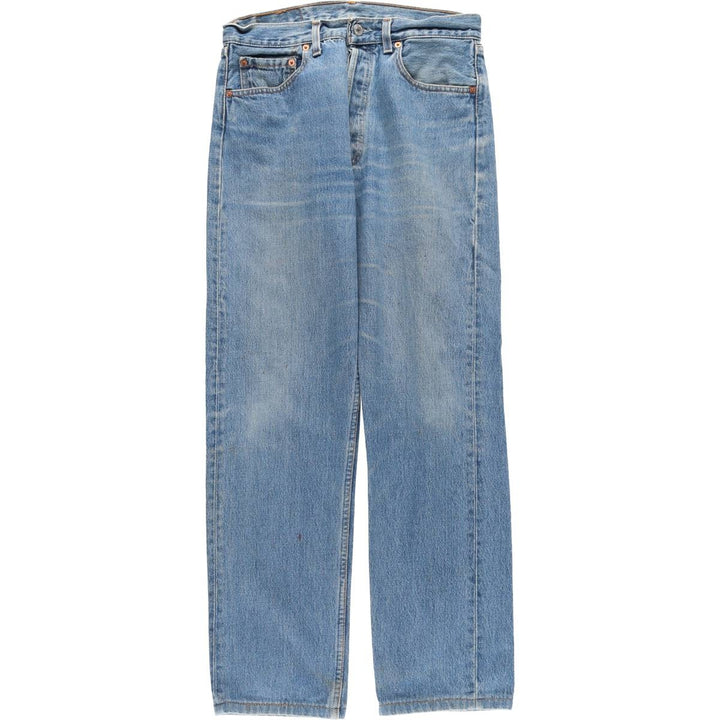 Levi's 6501-0117 Men's Straight Denim Pants, Size W31 cotton blue type Vintage Second Hand