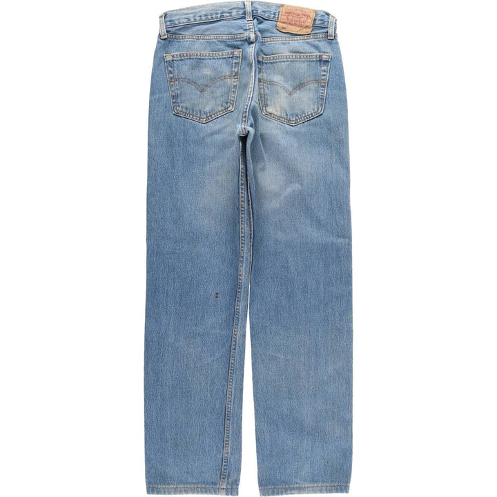 Levi's 6501-0117 Men's Straight Denim Pants, Size W31 cotton blue type Vintage Second Hand