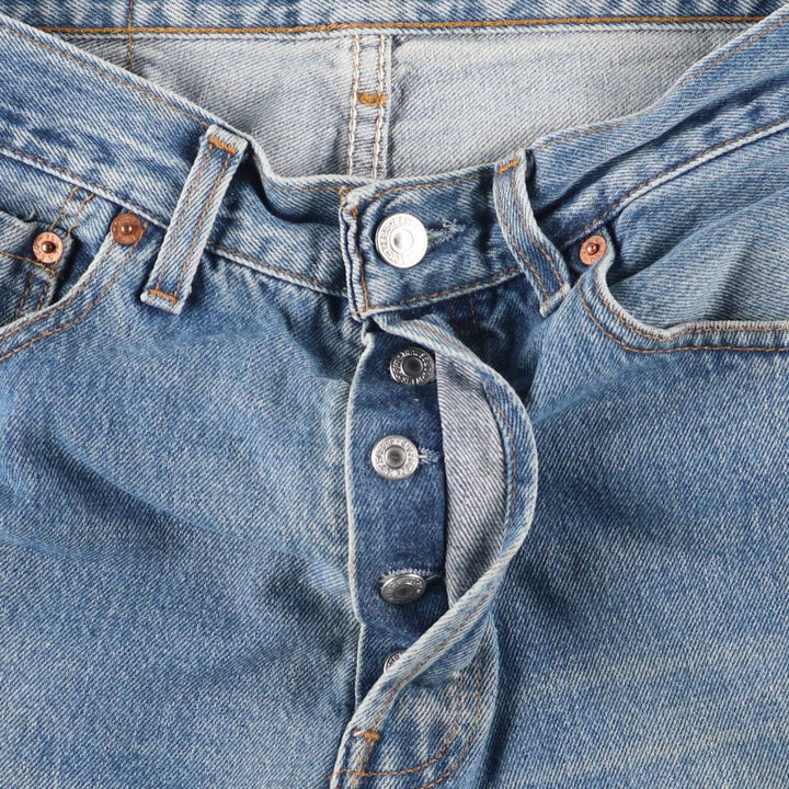 Levi's 6501-0117 Men's Straight Denim Pants, Size W31 cotton blue type Vintage Second Hand
