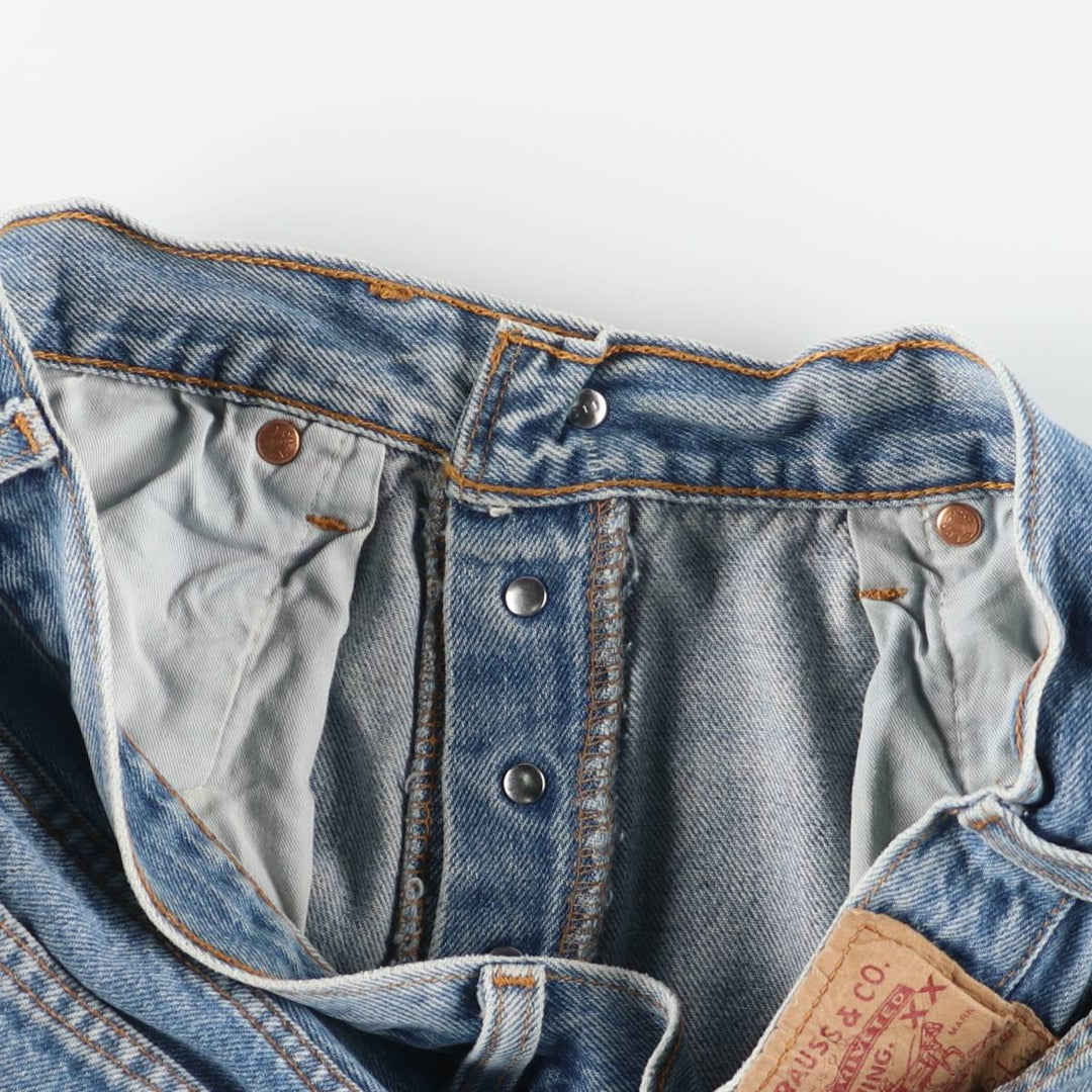 Levi's 6501-0117 Men's Straight Denim Pants, Size W31 cotton blue type Vintage Second Hand