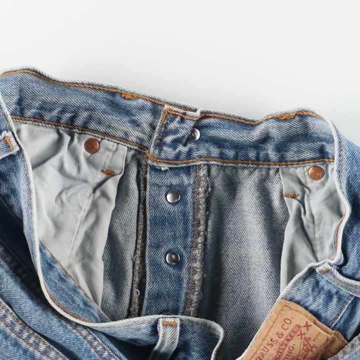 Levi's 6501-0117 Men's Straight Denim Pants, Size W31 cotton blue type Vintage Second Hand