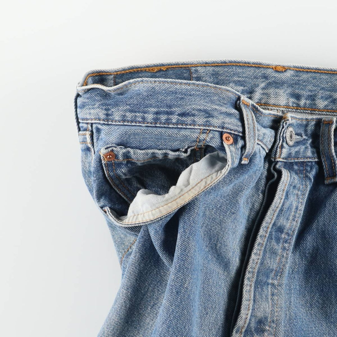 Levi's 6501-0117 Men's Straight Denim Pants, Size W31 cotton blue type Vintage Second Hand