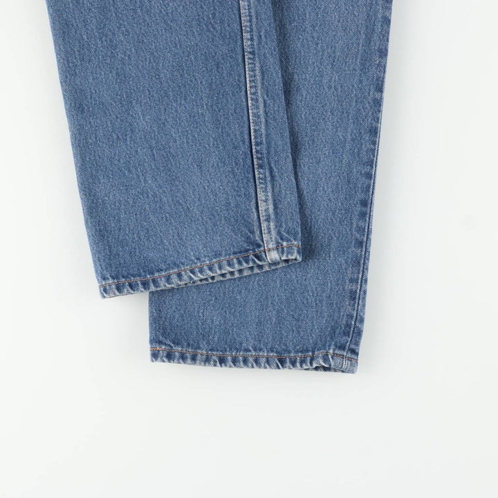 00'S Levi's 00501-0115 Straight denim pants for men, size W33 cotton blue type Vintage Second Hand