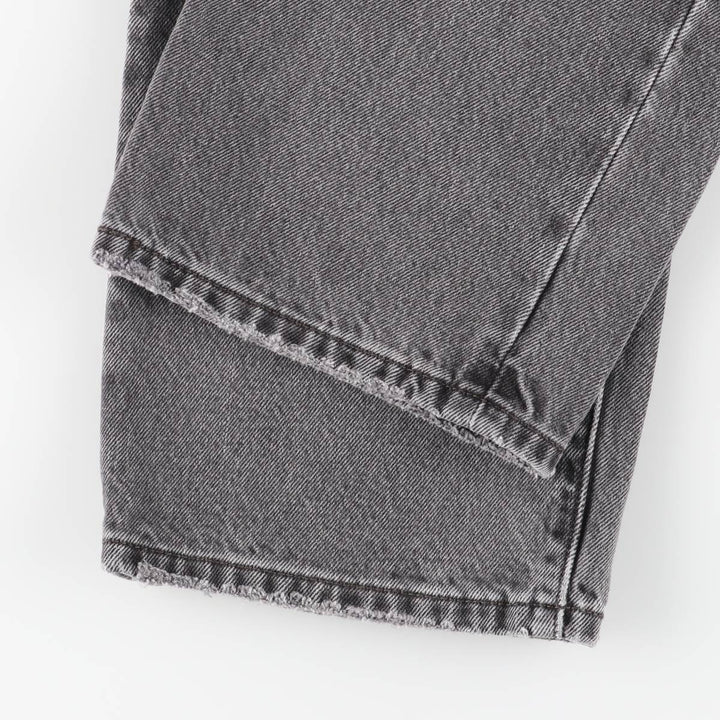 Levi's 501 LEVI'S PREMIUM Big E Black Denim Straight Leg Jeans, Men's W30 (approx.) cotton black type Vintage Second Hand