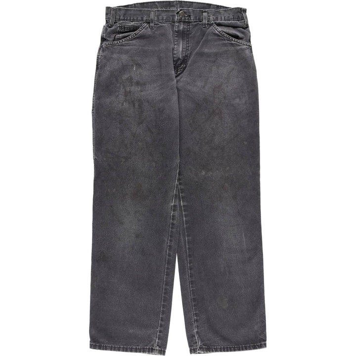 Dickies Duck Painter Pants Men's W33 equivalent cotton black type Vintage Second Hand