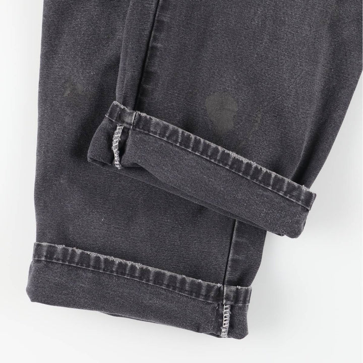Dickies Duck Painter Pants Men's W33 equivalent cotton black type Vintage Second Hand
