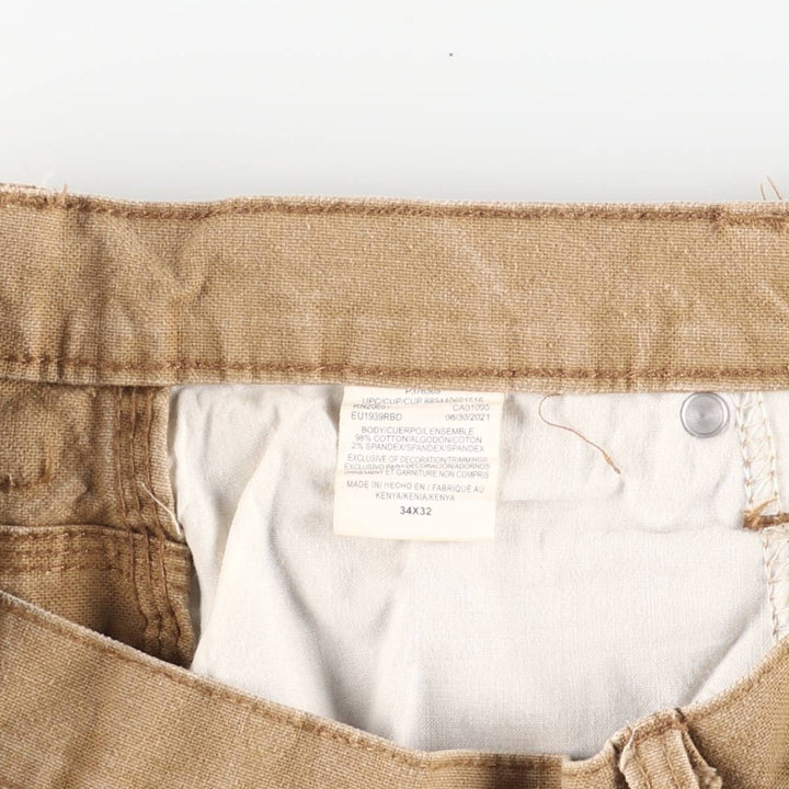 Dickies Duck Painter Pants Men's W35 equivalent cotton brown type Vintage Second Hand