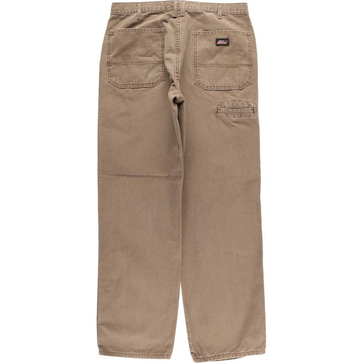 Dickies Duck Work Pants Men's W34 cotton brown type Vintage Second Hand