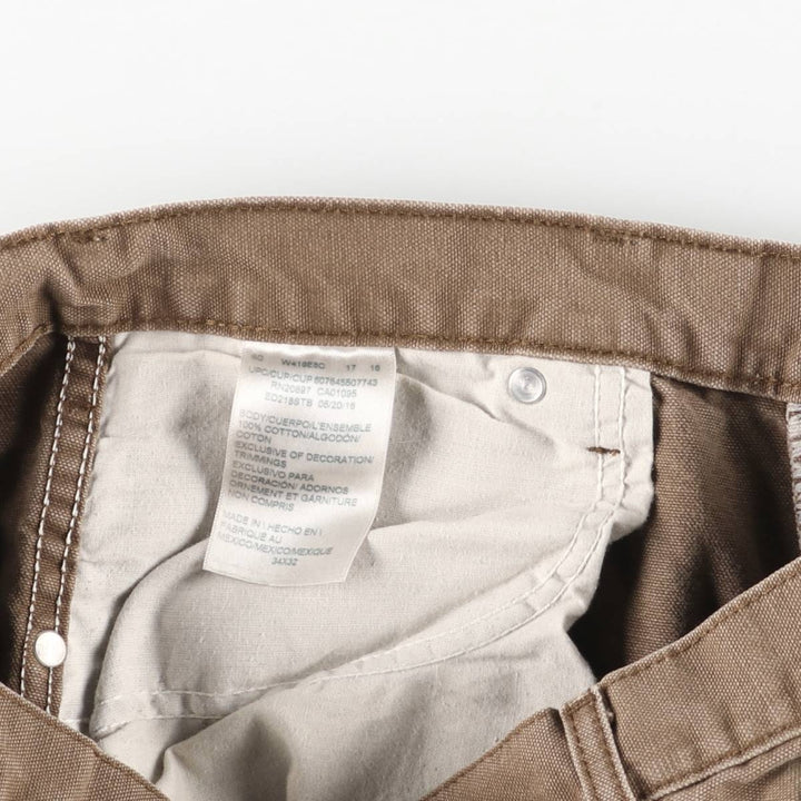 Dickies Duck Work Pants Men's W34 cotton brown type Vintage Second Hand