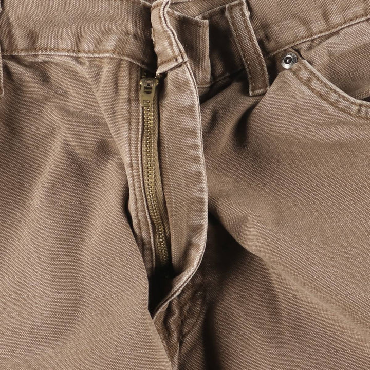 Dickies Duck Work Pants Men's W34 cotton brown type Vintage Second Hand