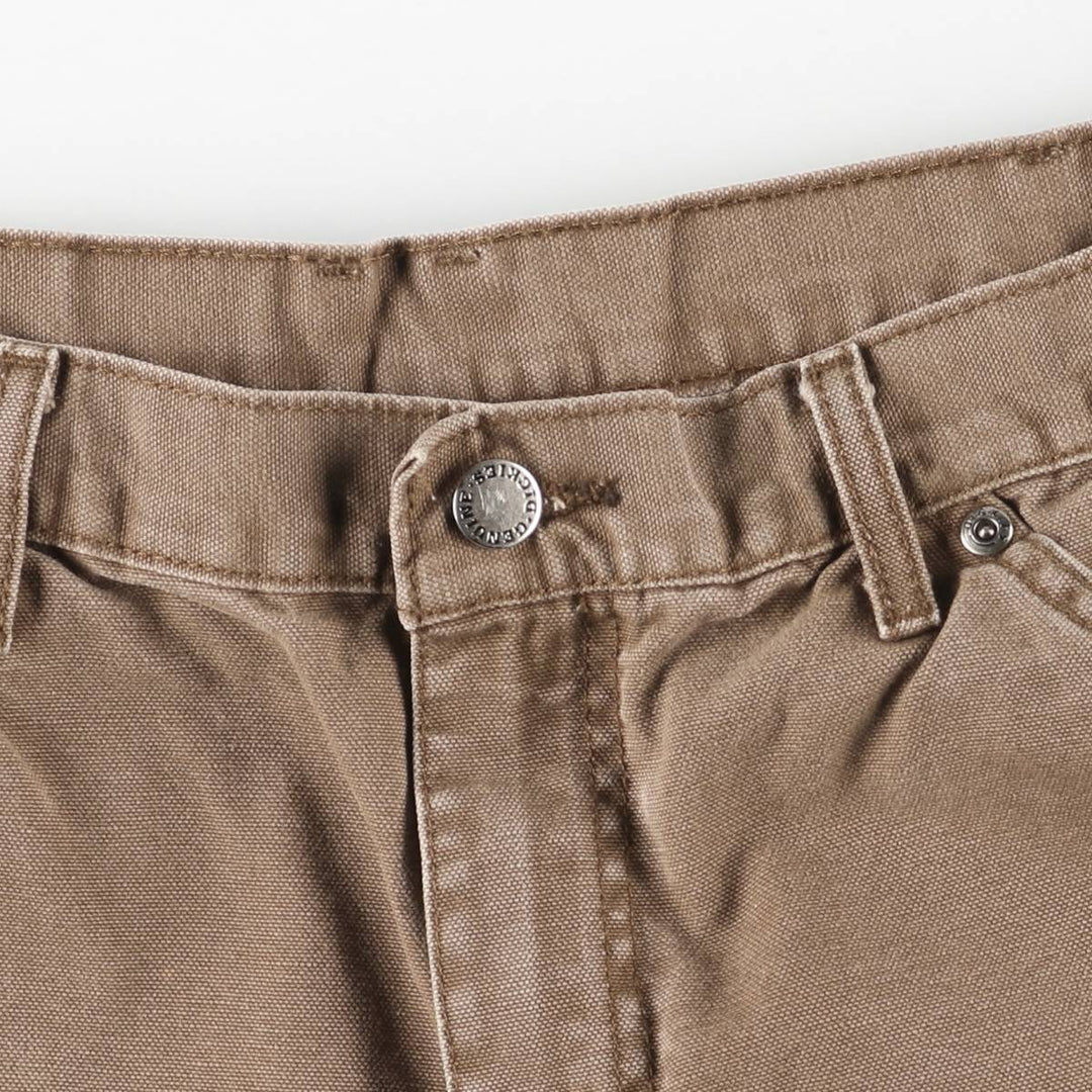 Dickies Duck Work Pants Men's W34 cotton brown type Vintage Second Hand