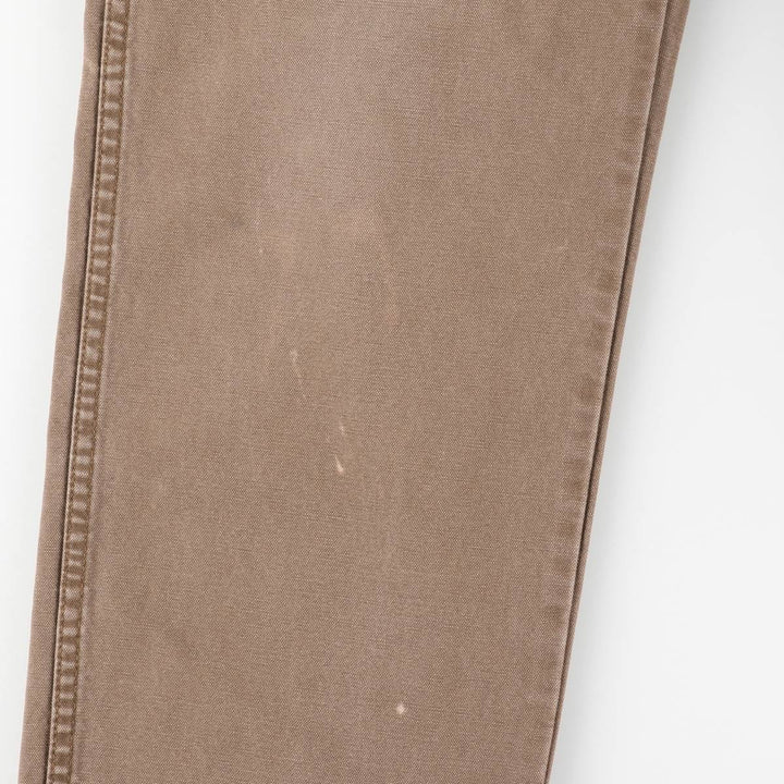 Dickies Duck Work Pants Men's W34 cotton brown type Vintage Second Hand