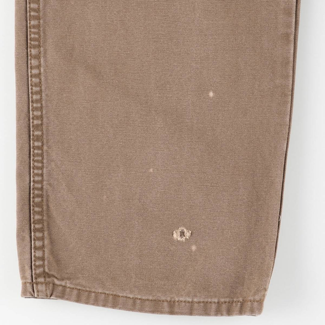 Dickies Duck Work Pants Men's W34 cotton brown type Vintage Second Hand