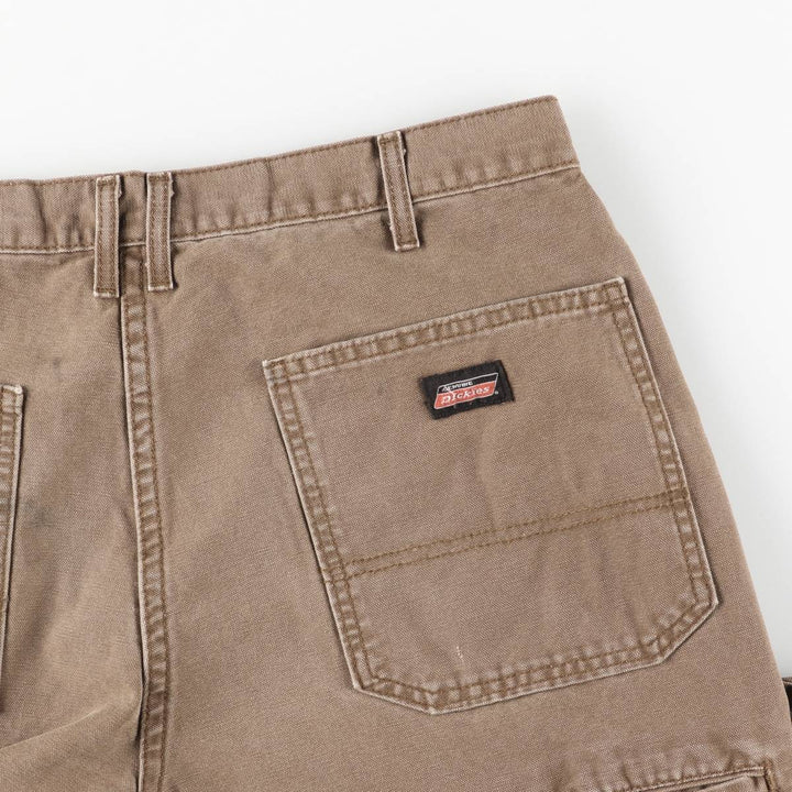 Dickies Duck Work Pants Men's W34 cotton brown type Vintage Second Hand