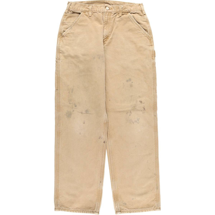 Carhartt Original Dungaree Fit Duck Painter Pants, Men's, W31 equivalent cotton brown type Vintage Second Hand