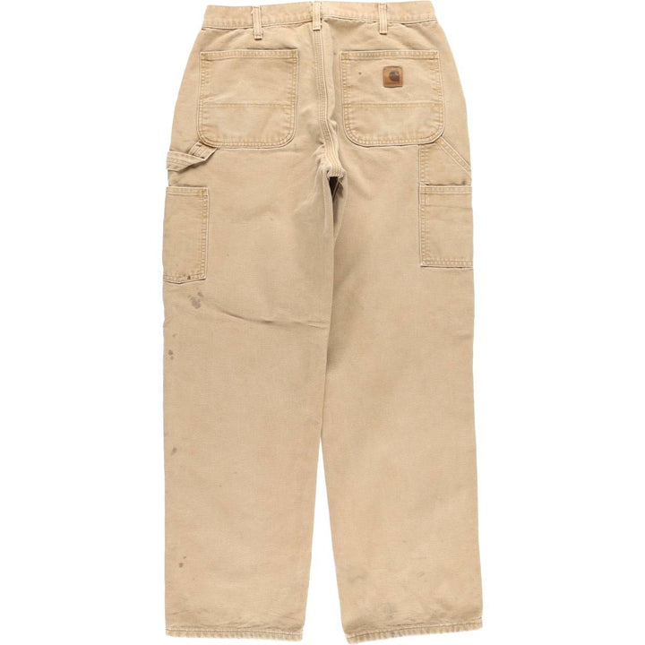 Carhartt Original Dungaree Fit Duck Painter Pants, Men's, W31 equivalent cotton brown type Vintage Second Hand