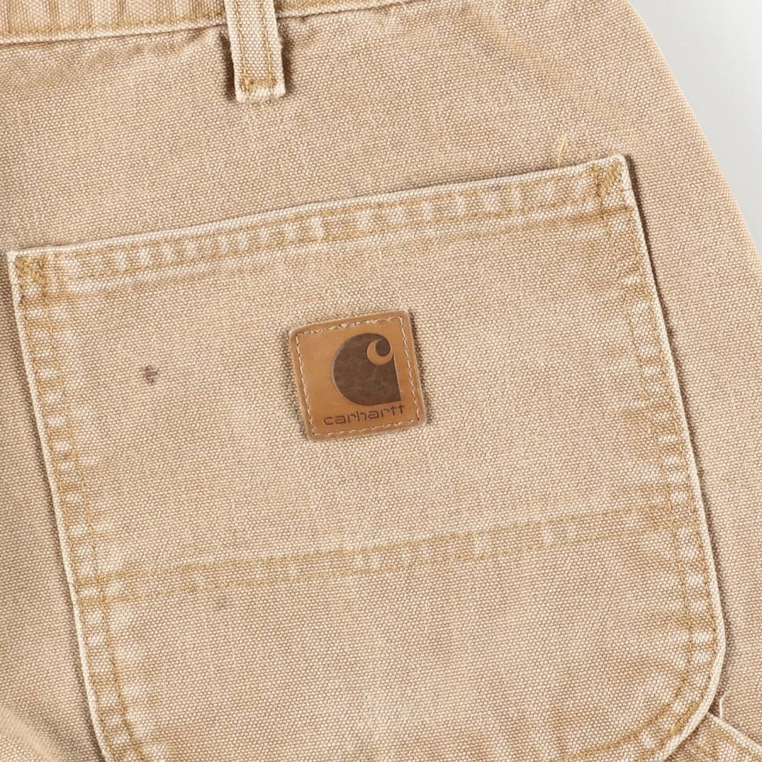 Carhartt Original Dungaree Fit Duck Painter Pants, Men's, W31 equivalent cotton brown type Vintage Second Hand