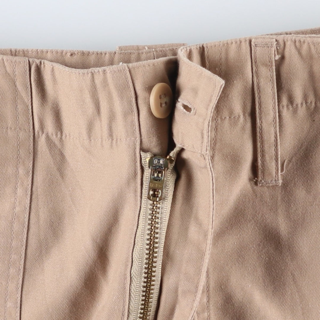 Civilian Military Cargo Pants, Women's Size M (W26) polyester Beige type Vintage Second Hand