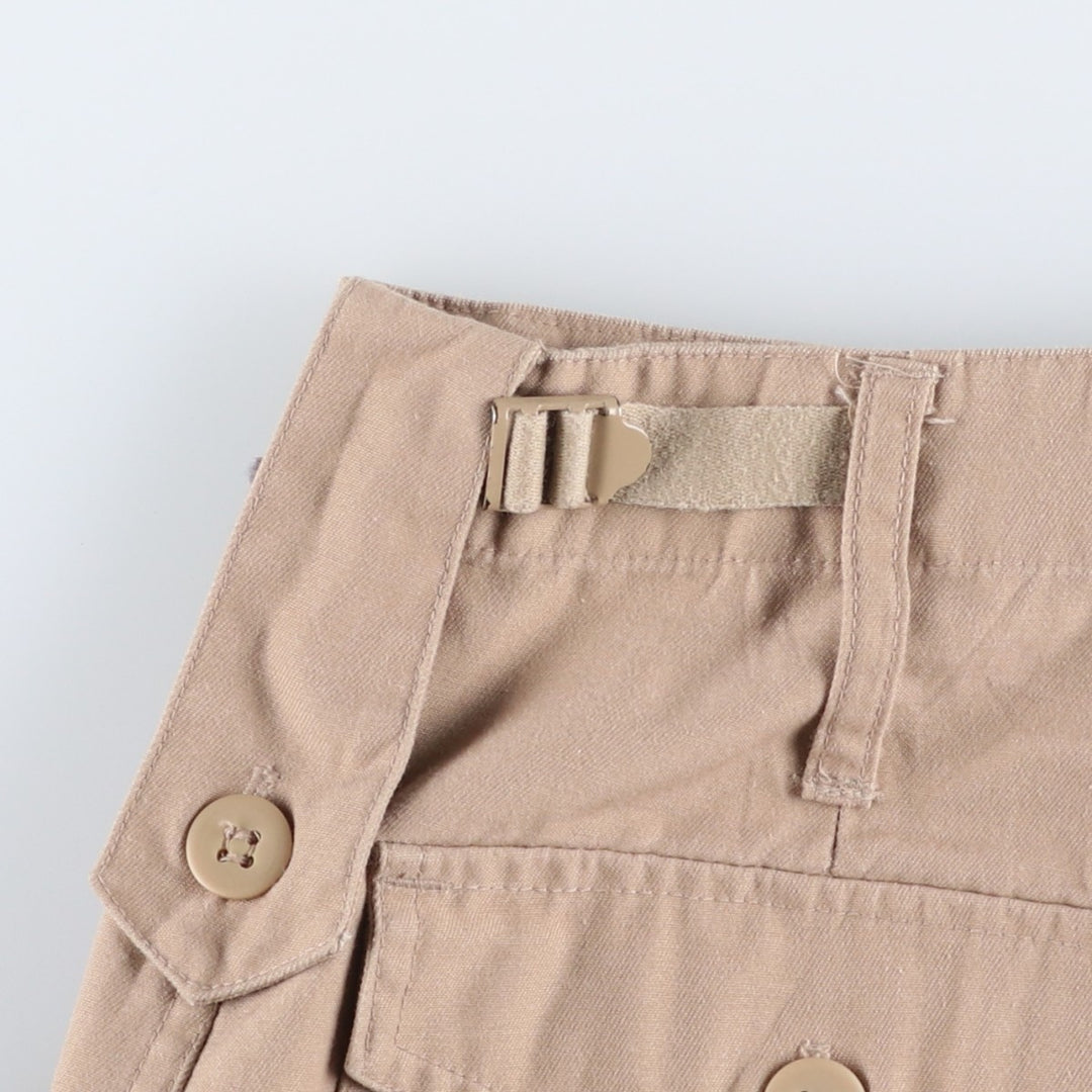 Civilian Military Cargo Pants, Women's Size M (W26) polyester Beige type Vintage Second Hand
