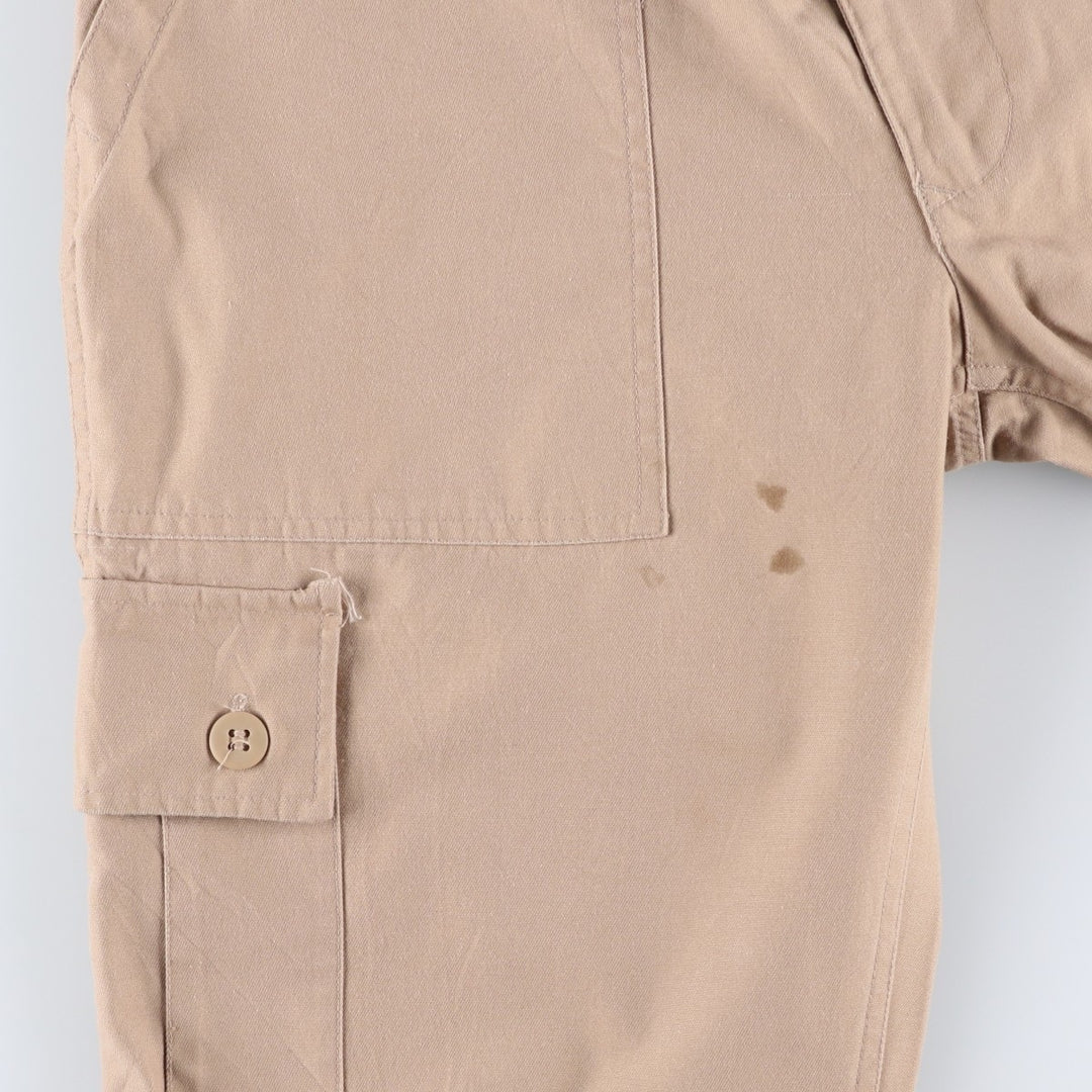 Civilian Military Cargo Pants, Women's Size M (W26) polyester Beige type Vintage Second Hand