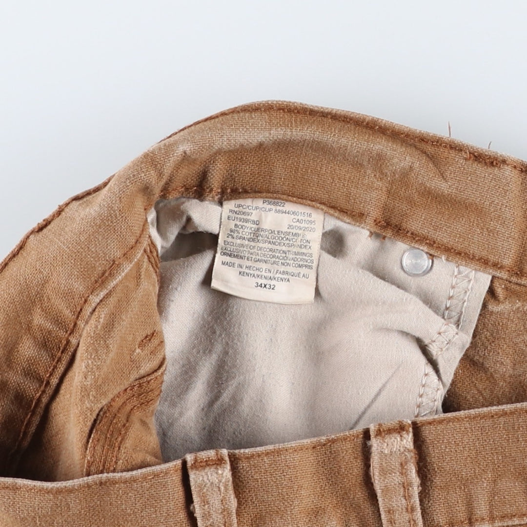 Dickies Duck Painter Pants, Women's, XXL (W34) cotton beige type brown Vintage Second Hand