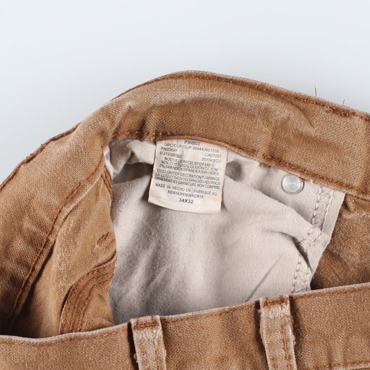 Dickies Duck Painter Pants, Women's, XXL (W34) cotton beige type brown Vintage Second Hand