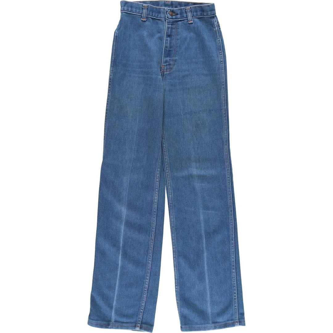 Vintage 1970'S Levi's Farmers Mechanics and Miners straight-leg denim pants, women's size S (w24). unclear blue type Vintage Second Hand