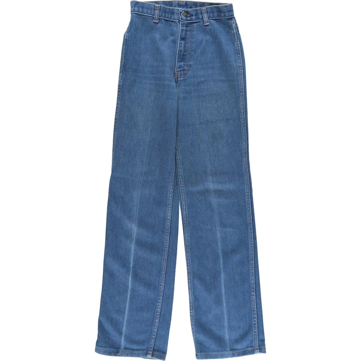 Vintage 1970'S Levi's Farmers Mechanics and Miners straight-leg denim pants, women's size S (w24). unclear blue type Vintage Second Hand