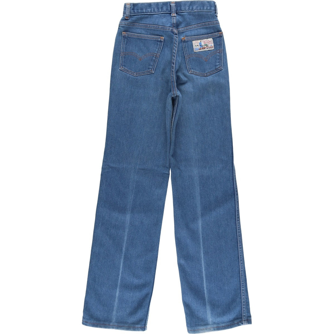Vintage 1970'S Levi's Farmers Mechanics and Miners straight-leg denim pants, women's size S (w24). unclear blue type Vintage Second Hand