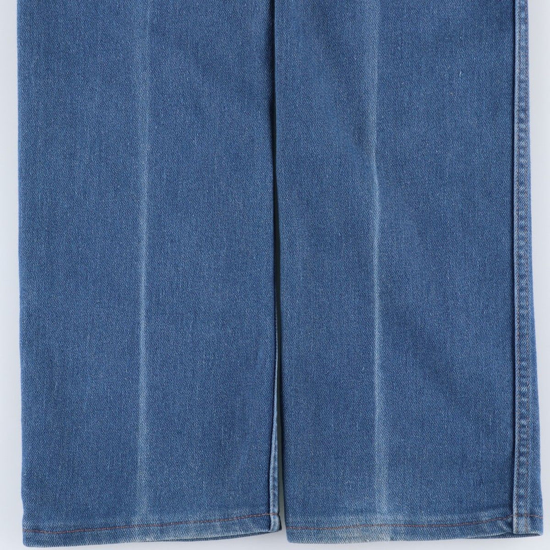 Vintage 1970'S Levi's Farmers Mechanics and Miners straight-leg denim pants, women's size S (w24). unclear blue type Vintage Second Hand