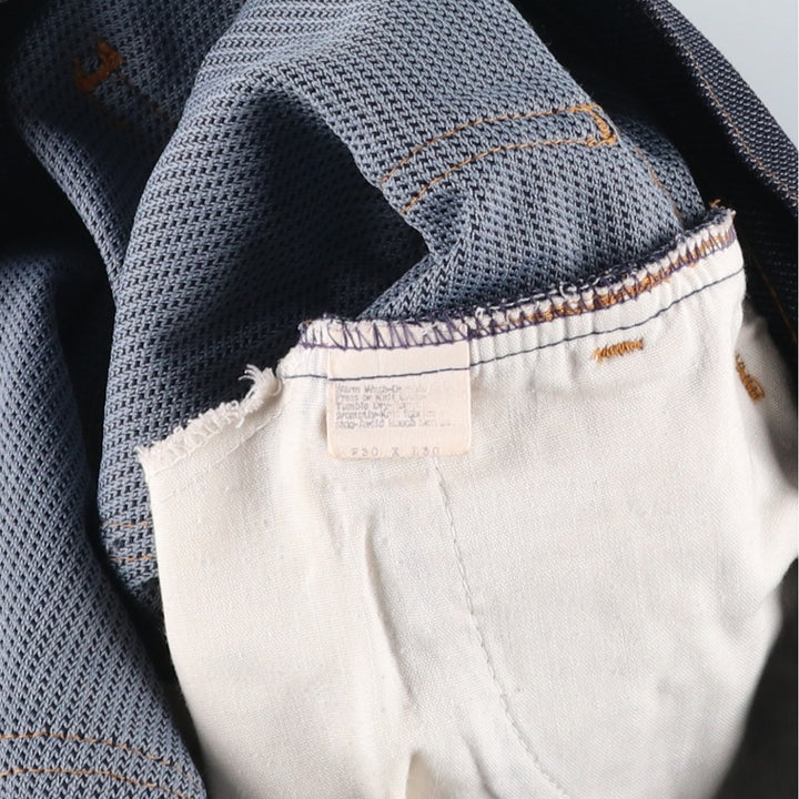 Vintage 1970s-1980'S Levi's 10517-4317 Orange Tab Flared Slacks, Made in USA, Women's Size L (W29) unclear navy blue type Vintage Second Hand