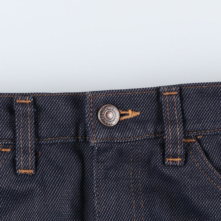 Vintage 1970s-1980'S Levi's 10517-4317 Orange Tab Flared Slacks, Made in USA, Women's Size L (W29) unclear navy blue type Vintage Second Hand
