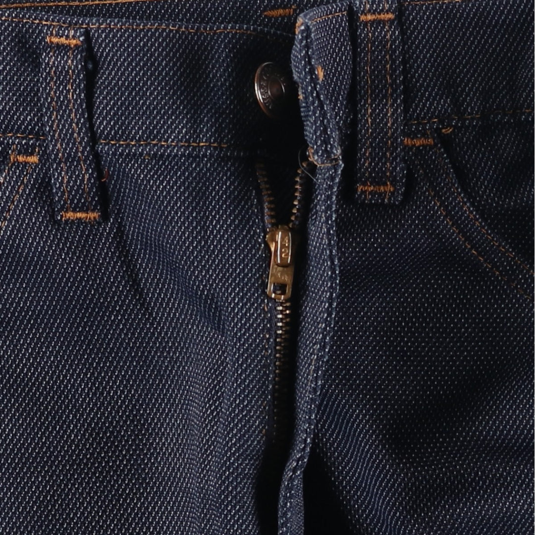 Vintage 1970s-1980'S Levi's 10517-4317 Orange Tab Flared Slacks, Made in USA, Women's Size L (W29) unclear navy blue type Vintage Second Hand