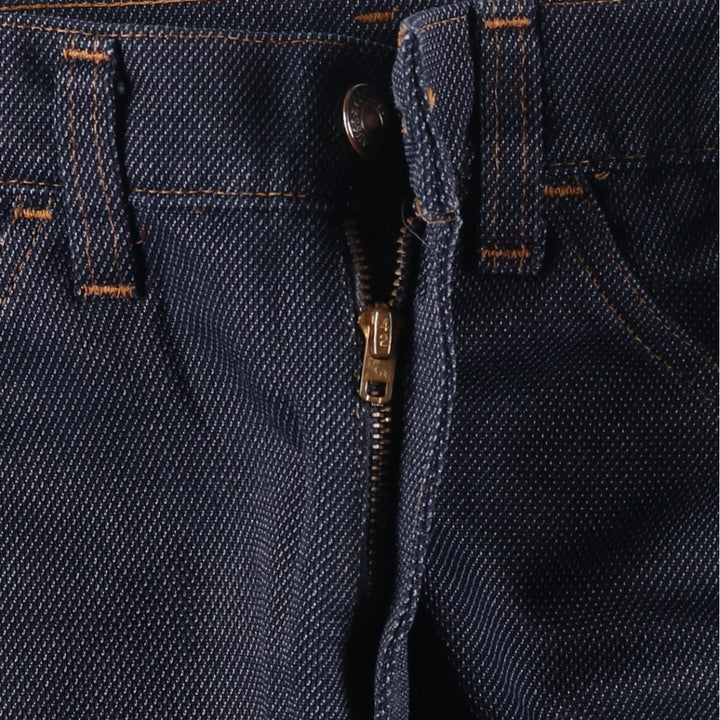 Vintage 1970s-1980'S Levi's 10517-4317 Orange Tab Flared Slacks, Made in USA, Women's Size L (W29) unclear navy blue type Vintage Second Hand