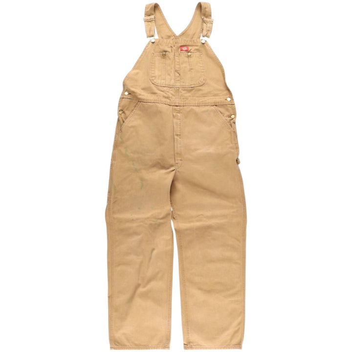 Dickies Duck Overalls Men's Size W38 cotton brown type Vintage Second Hand