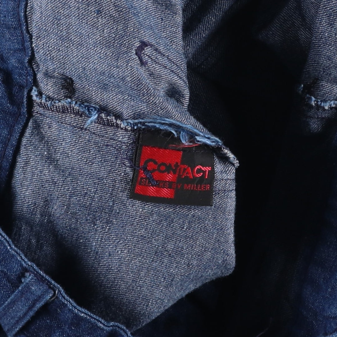 Miller CONTACT sailor pants, women's size L (w27) unclear blue type Vintage Second Hand