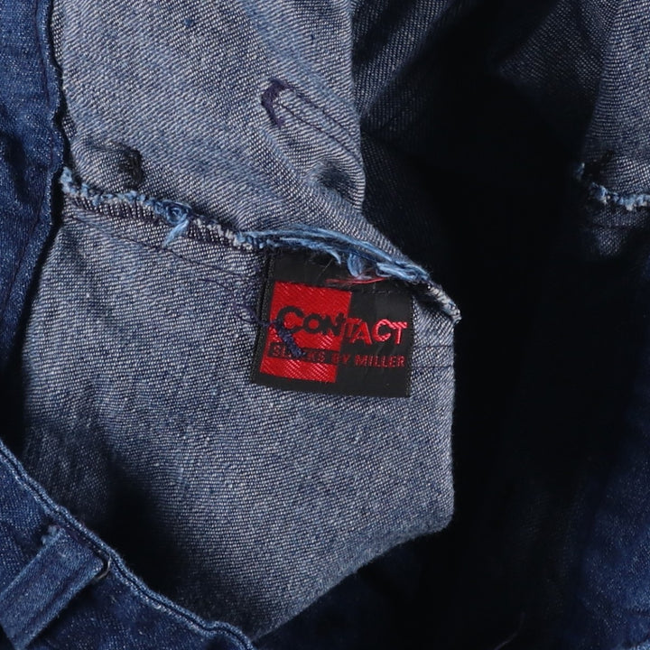 Miller CONTACT sailor pants, women's size L (w27) unclear blue type Vintage Second Hand