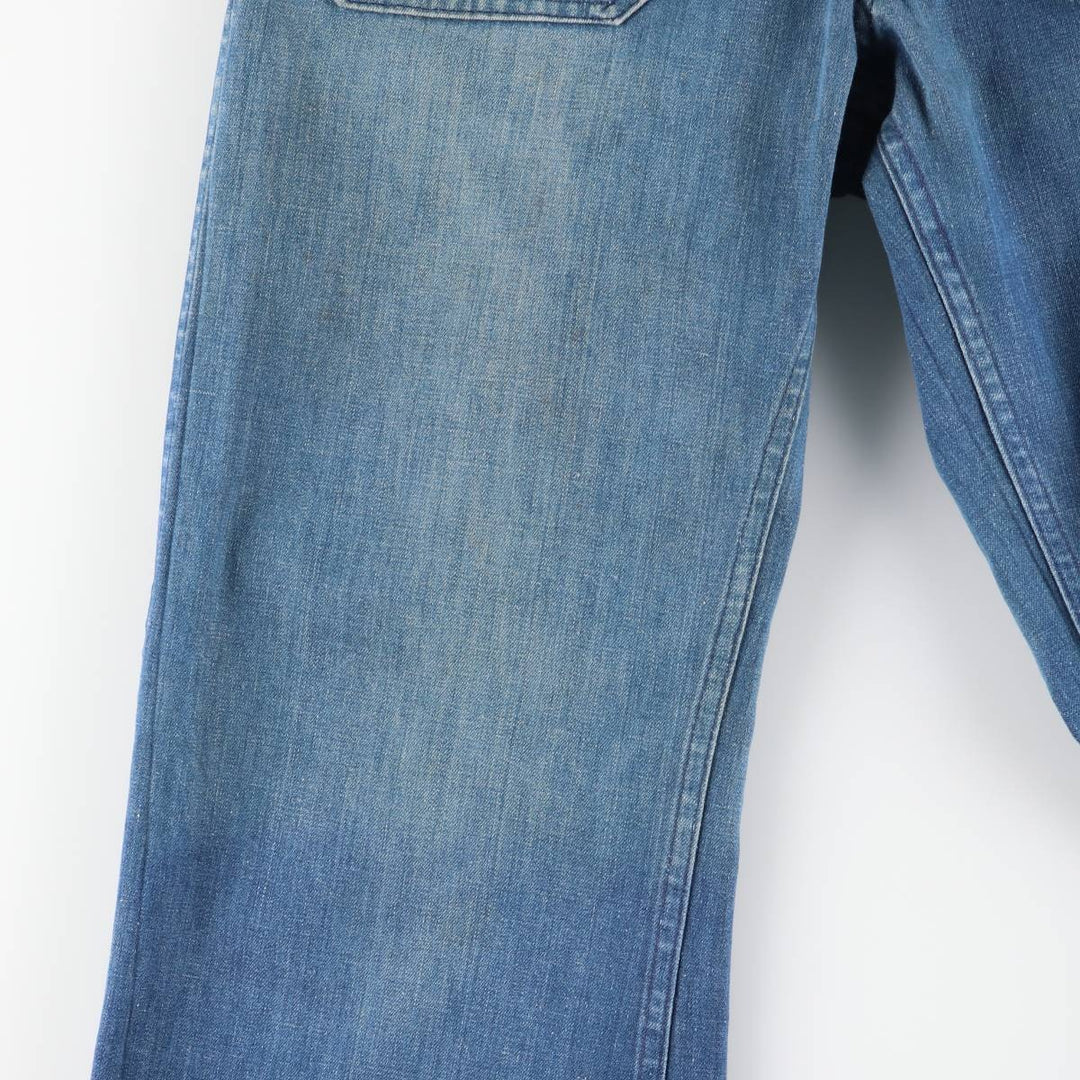 1980'S US Military Sailor Pants, Made in USA, Size 29R, Women's L (W27), Vintage Sailor Pants cotton blue type Vintage Second Hand