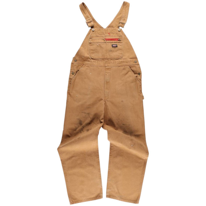 Dickies Duck Overalls Men's Size W37 unclear brown type Vintage Second Hand