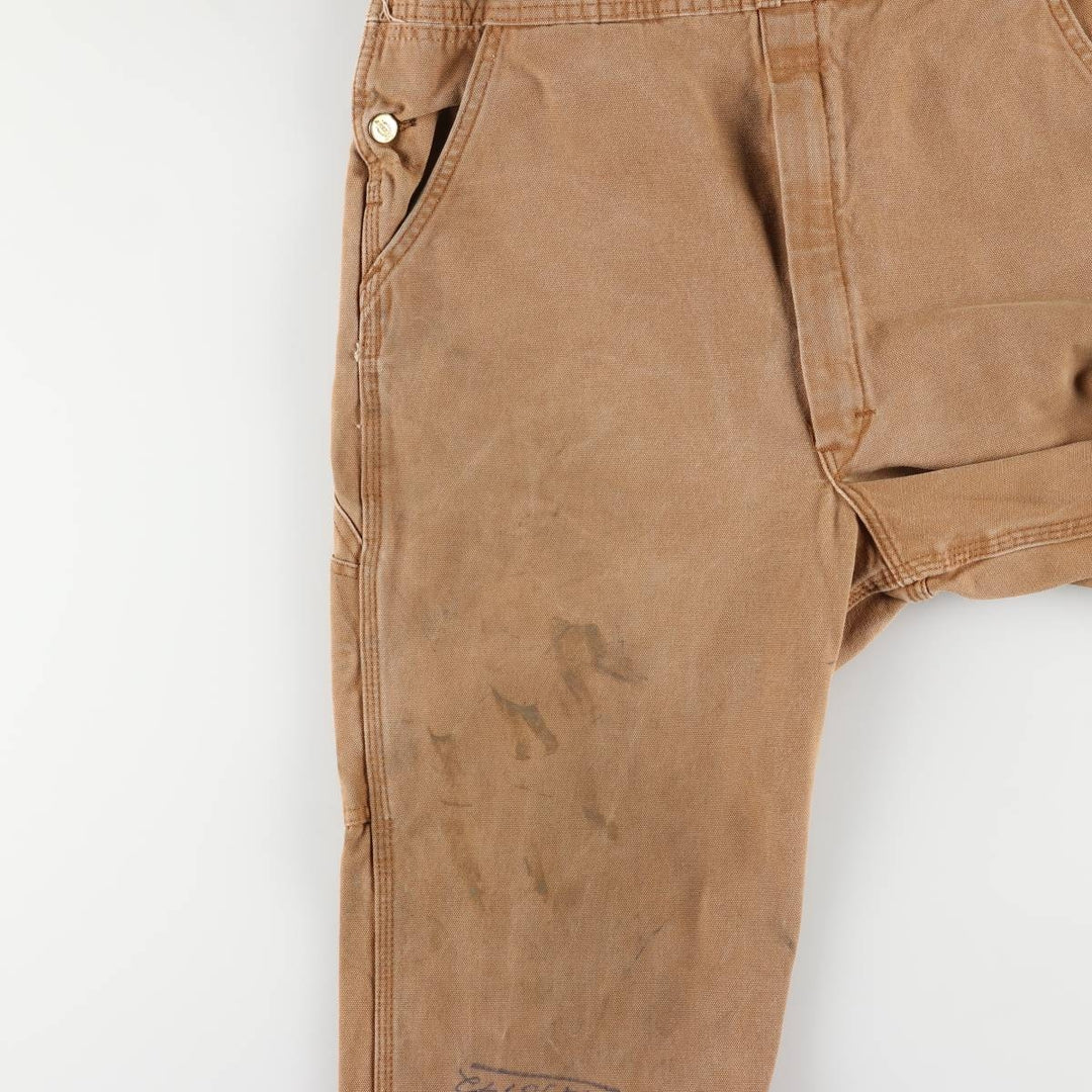 Dickies Duck Overalls for Men, W34 equivalent unclear brown type Vintage Second Hand