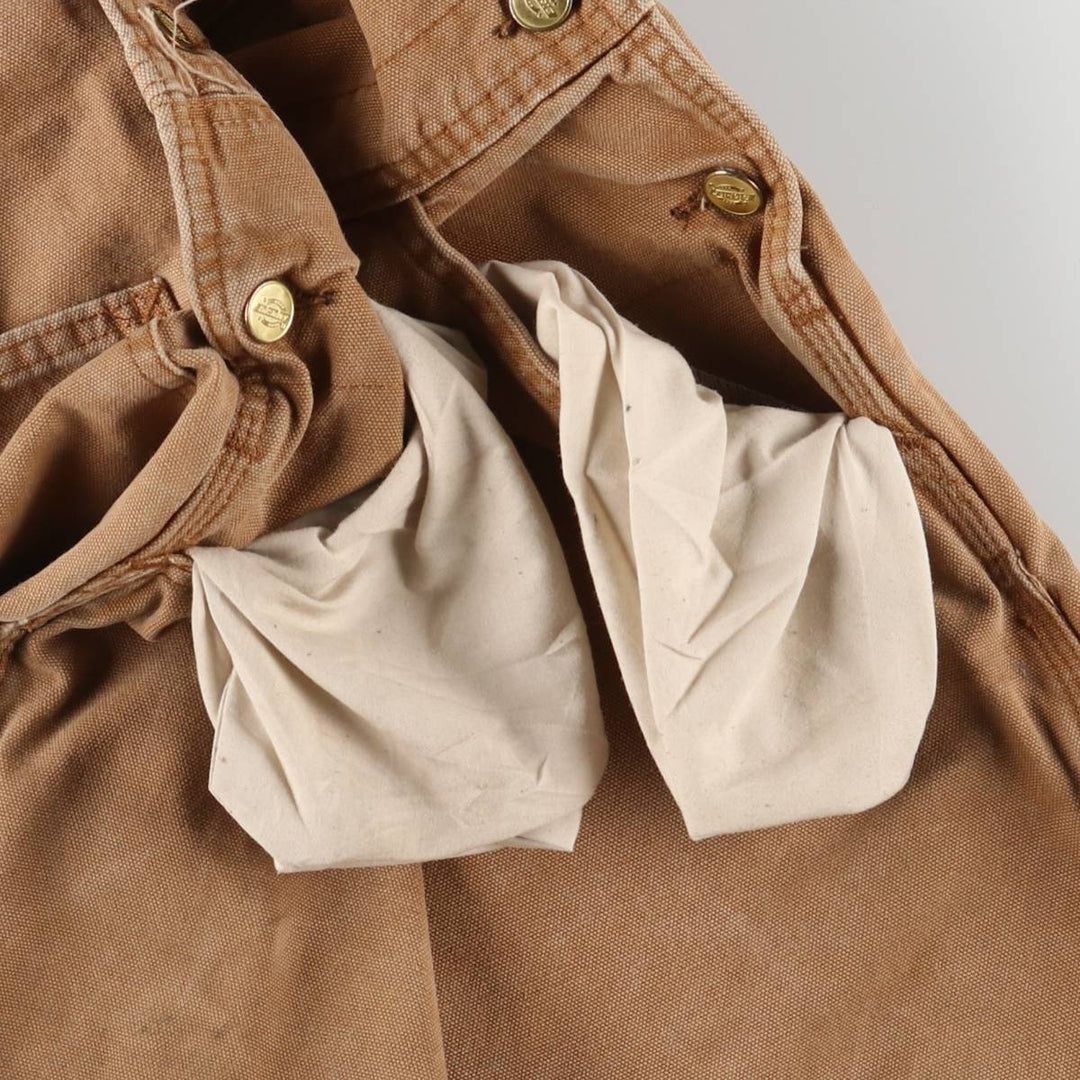 Dickies Duck Overalls for Men, W34 equivalent unclear brown type Vintage Second Hand