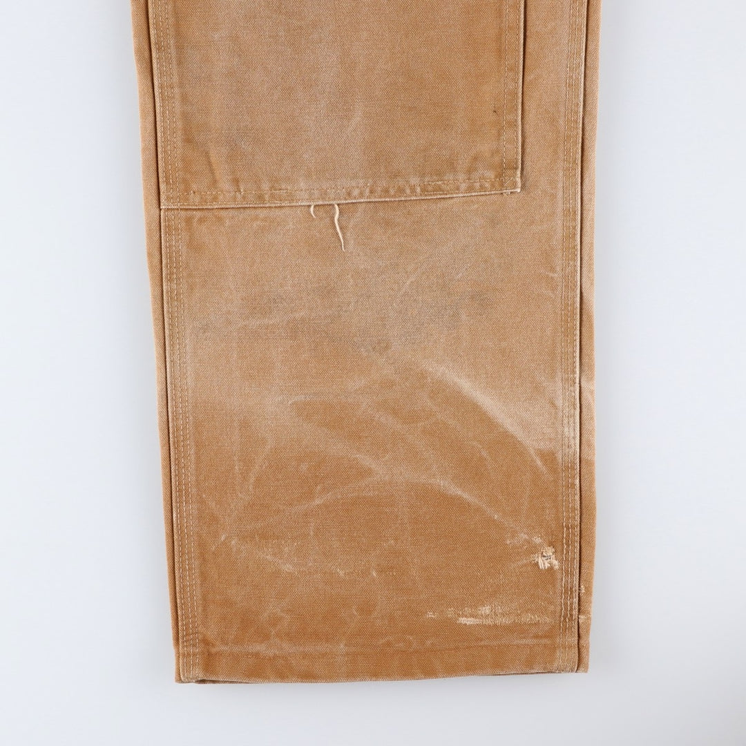 2000'S Carhartt Double Knee Duck Overalls, Men's Size W36 cotton brown type Vintage Second Hand