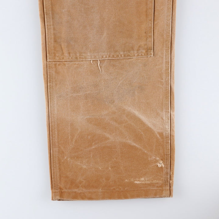 2000'S Carhartt Double Knee Duck Overalls, Men's Size W36 cotton brown type Vintage Second Hand