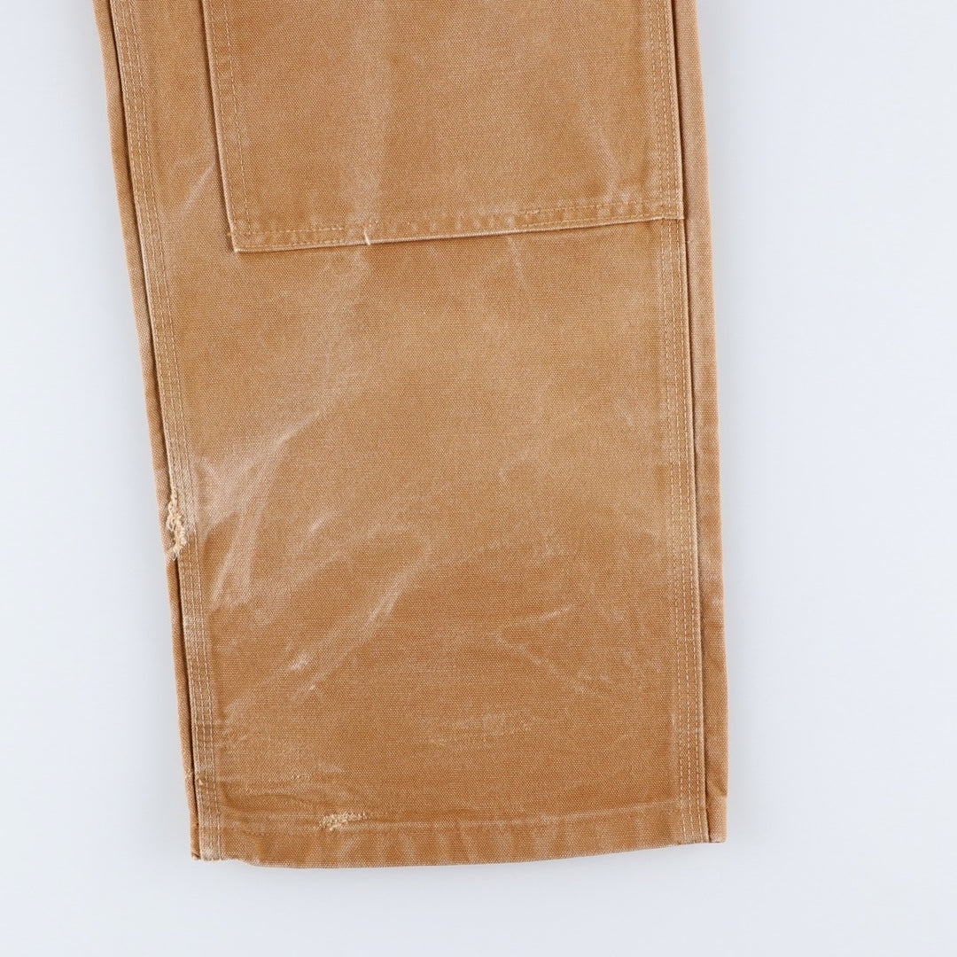 2000'S Carhartt Double Knee Duck Overalls, Men's Size W36 cotton brown type Vintage Second Hand