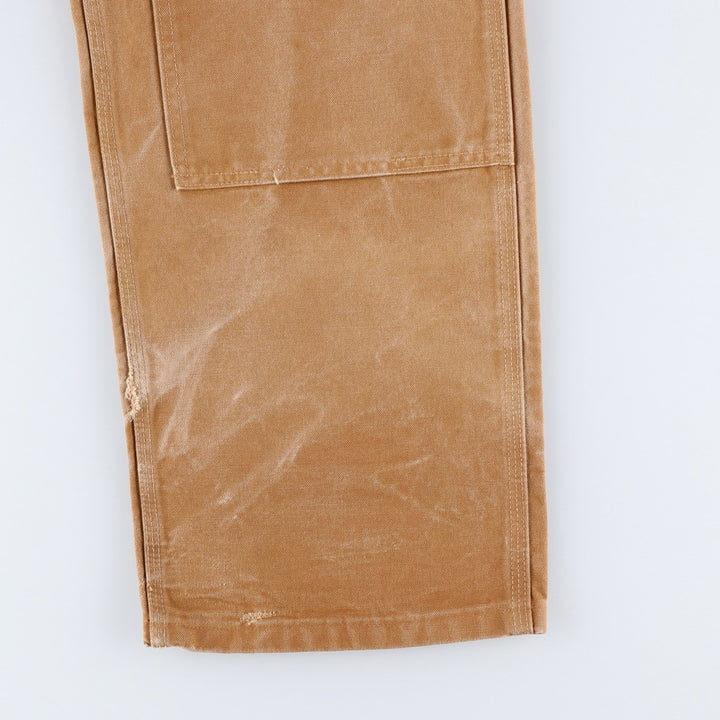 2000'S Carhartt Double Knee Duck Overalls, Men's Size W36 cotton brown type Vintage Second Hand