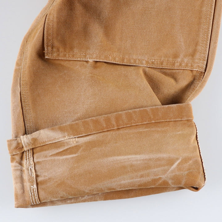 2000'S Carhartt Double Knee Duck Overalls, Men's Size W36 cotton brown type Vintage Second Hand