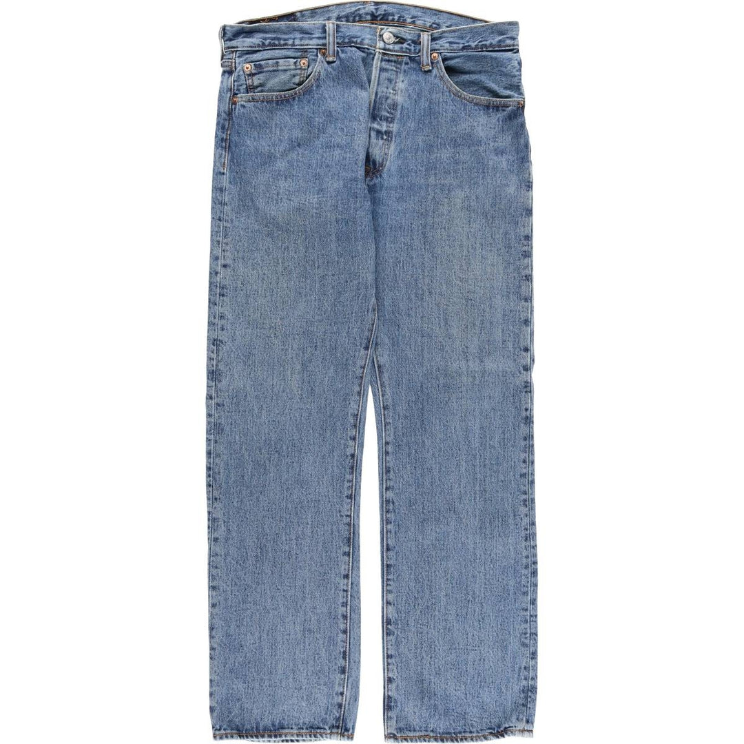 Levi's 501 straight denim pants for men, size W33 cotton blue type Vintage Second Hand