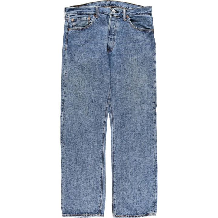 Levi's 501 straight denim pants for men, size W33 cotton blue type Vintage Second Hand