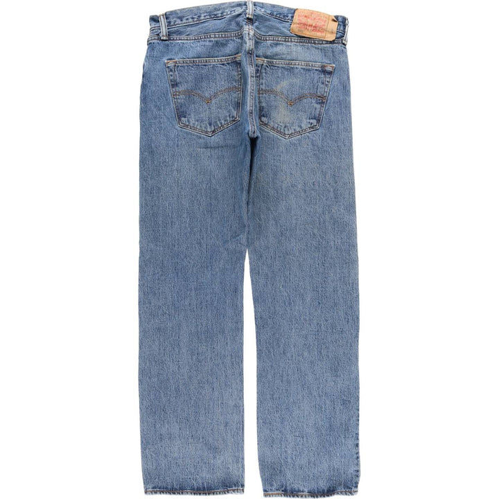 Levi's 501 straight denim pants for men, size W33 cotton blue type Vintage Second Hand