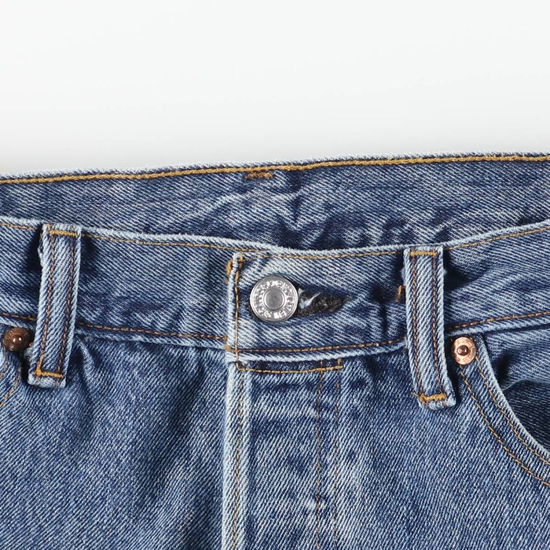 Levi's 501 straight denim pants for men, size W33 cotton blue type Vintage Second Hand